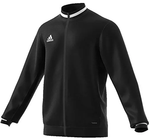 adidas Team 19, Giacca da Allenamento Uomo, Black/White, S