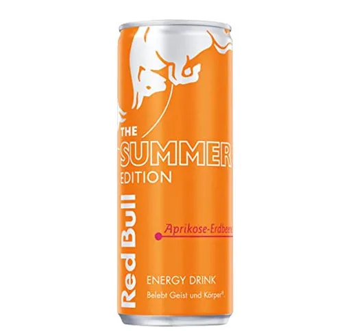 Red Bull Energy Drink Summer Edition Albicocca Fragola 250 ml