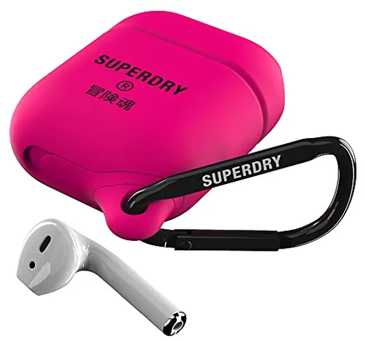 Superdry Cover per Airpod, Compatibile con Caricatore Bluetooth Wireless, Cover per Airpod...