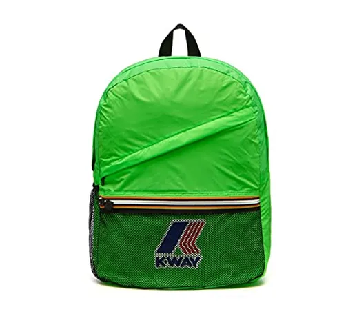 K-Way Zaino Unisex Le Vrai 3.0 Francois K006X60 PESN Z18 Green Fluo, Unica MainApps