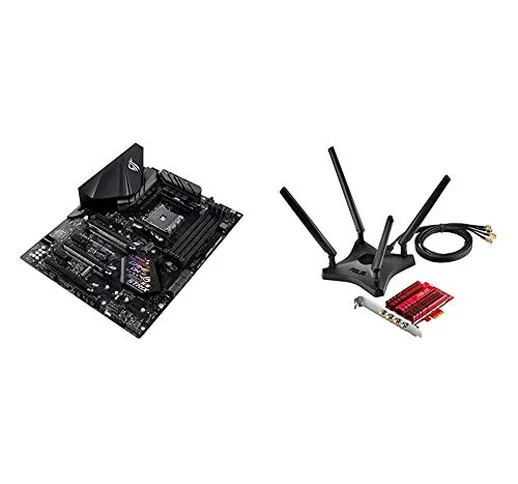 Asus ROG STRIX B450-F GAMING Scheda Madre da Gioco con Supporto DDR4 a 3200 MHz, AM4, SATA...