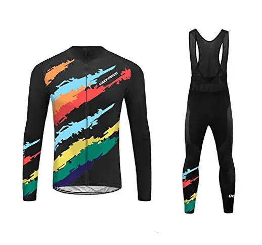 Uglyfrog 2019-2020 Abbigliamento Ciclismo Set da Uomo Primavera Autunno Ciclismo Sportivo...