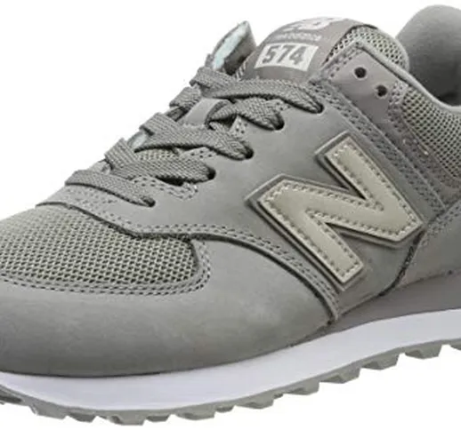 New Balance 574v2, Sneaker Donna, Grigio (Grey Grey), 37.5 EU