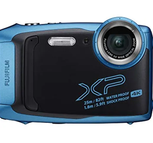 Fujifilm FinePix XP140 Fotocamera Digitale, Impermeabile 25 m, CMOS 16MP, Zoom Ottico 5x,...