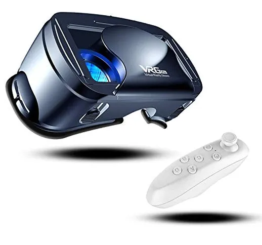 VR Occhiali 3D, Occhiali Virtuali 3D, Virtuale Realtà Occhiali per Giochi e Film 3D, Blu-R...