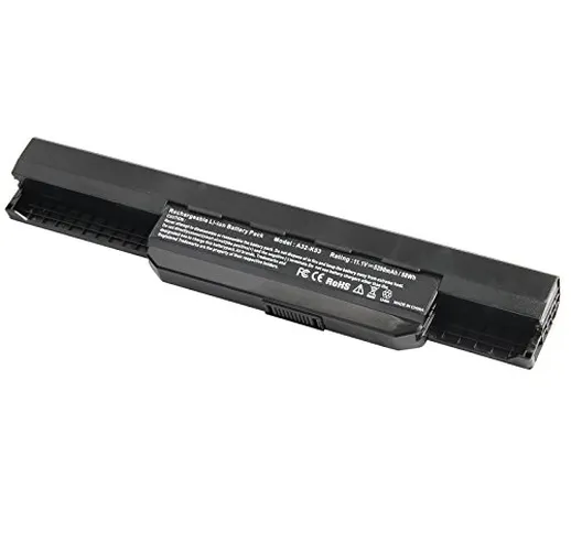 ARyee 5200mAh Batteria per portatile per ASUS A31-K53 A32-K53 A41-K53 A42-K53 K43 K43 X43...