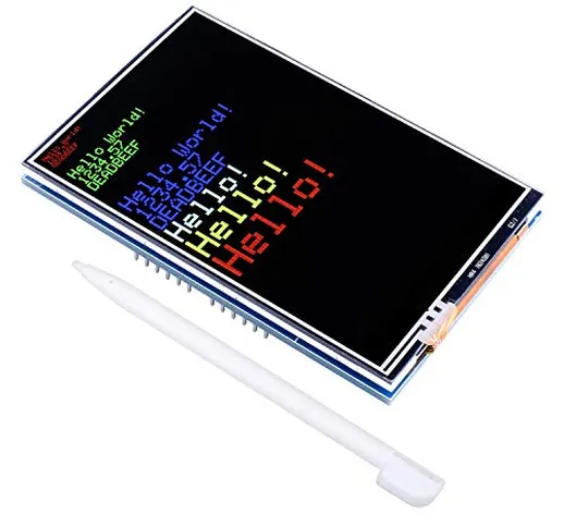 Kuman 3.5 TFT Touch Screen with SD Card Socket Compatible with ArduinoIDE MEGA 2560 Board...