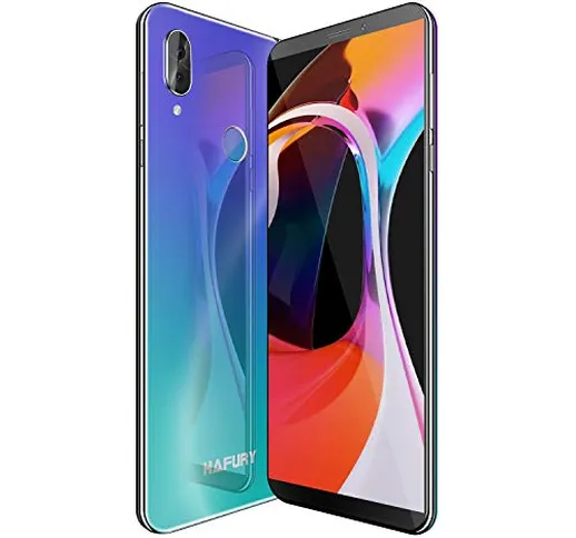 Hafury Note 10 Android 9.0 Dual Sim Smartphone, Display FHD da 5.93'' (19:9) pollici con b...