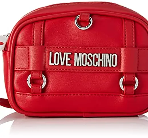 Love Moschino, Borsa a Spalla da Donna, Pre Collezione Autunno Inverno 2021, Rosso, U