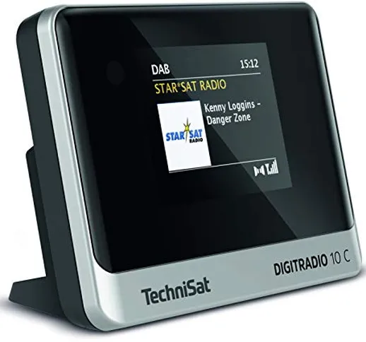 TechniSat DIGITRADIO 10 C - Adattatore radio digitale DAB+ (display a colori, Bluetooth, t...