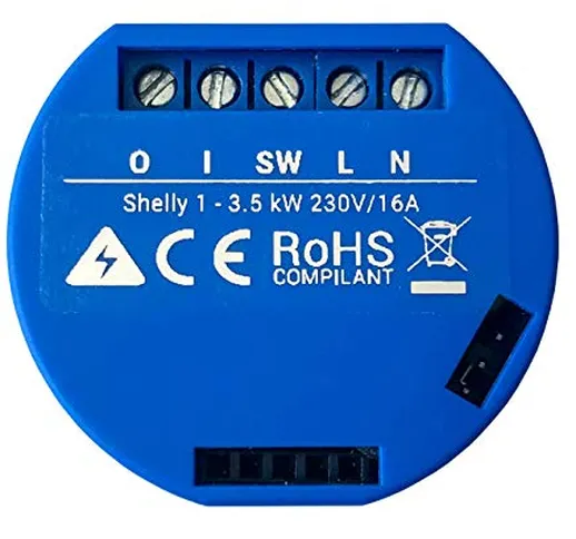 Shelly 1 Open Source WiFi, Smart WiFi Relais Switch, WiFi Alexa,Google Home