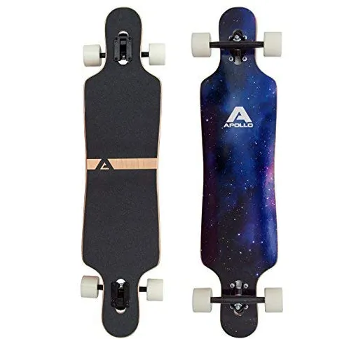 Longboard Apollo Nebula Special Edition Tavola Completa con Cuscinetti a Sfera ABEC High S...