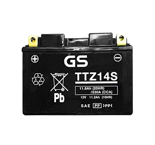Batteria sigillata potenziata YUASA GS TTZ14S/ YTZ14S TTZ12S/YTZ12S 12 V 11 Ah 230 CCA