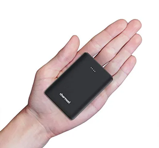 Charmast Mini PowerBank 10400mAh USB C Ricarica Rapida 18W PD Caricatore Portatile USB A Q...