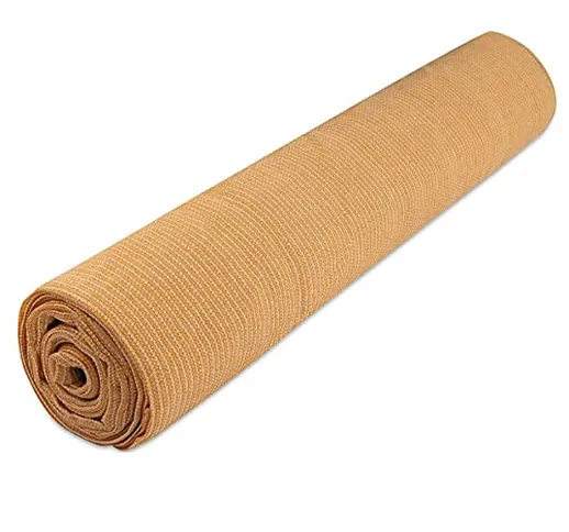 STI Rete ombreggiante Ultra Telo Ombra 99% frangivista H 400cm x 50mt 300gr Beige