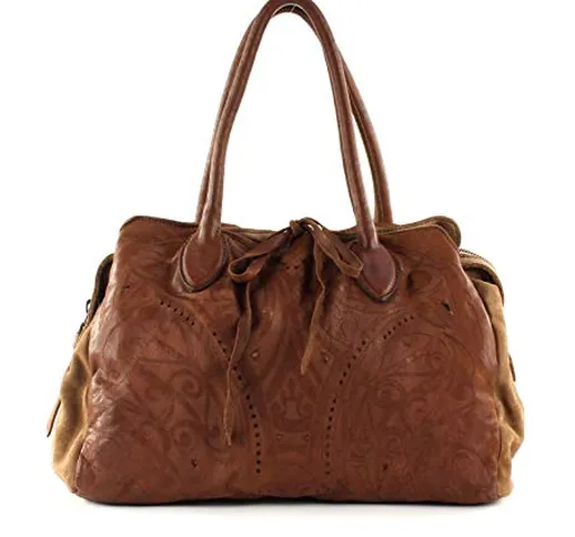 Caterina Lucchi borsa a spalla pelle 38 cm