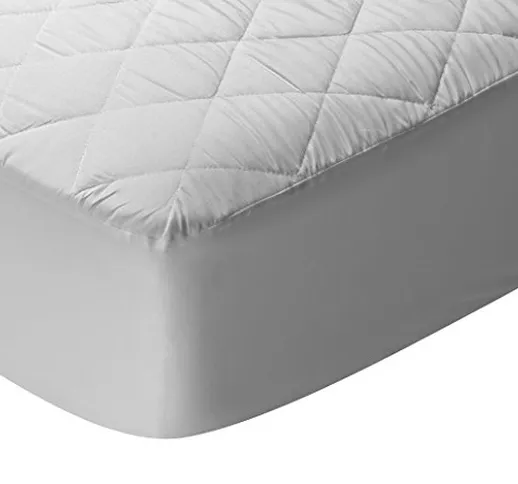 Pikolin Home - Coprimaterasso trapuntato, impermeabile, antiacaro, 90 x 190/200 cm, letto...