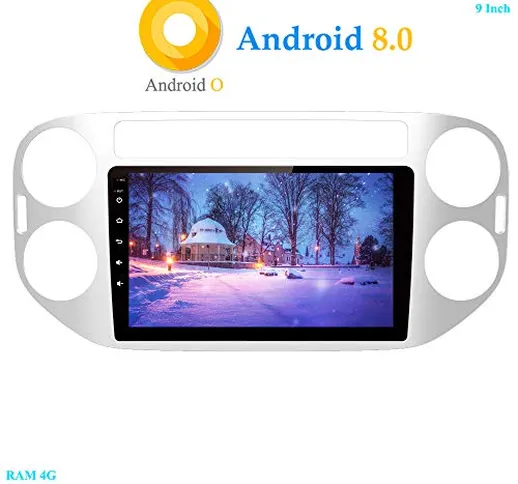 XISEDO Android 8.0 Autoradio In-dash Car Radio 9 Pollici 8-Core RAM 4G ROM 32G Car Stereo...