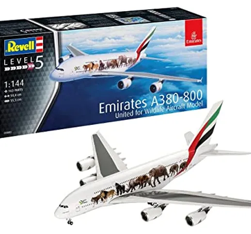 Revell - 03882 Airbus A380-800 Emirates Wild L