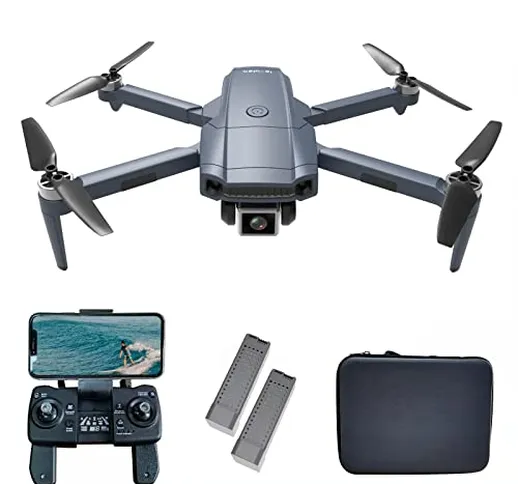 le-idea IDEA32 Drone Quadcopter GPS Pieghevole con Fotocamera Professionale 4K HD, Posizio...