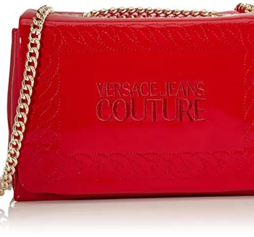 Versace Jeans, Borsa a tracolla Donna, Rosso (Rosso), 10x16x26 cm (W x H x L)