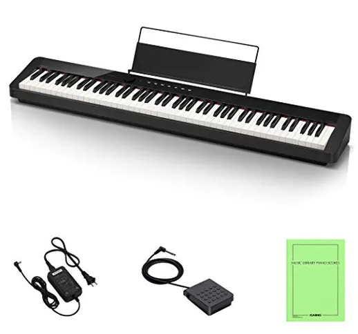 Casio PX-S1000 BK - Piano Digitale Professionale 88 Tasti Pesati e Bluetooth, Nero