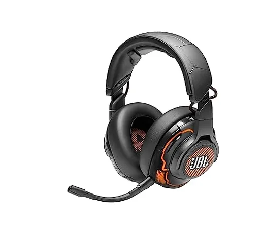 JBL Quantum ONE Cuffie Gaming Over-Ear con Cavo USB, Headset Gioco con Microfono, QuantumS...