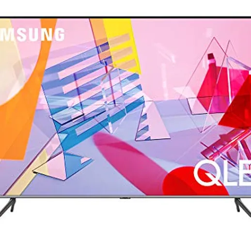 Samsung QE75Q64TAUXZT Smart TV 75” QLED 4K, Ultra HD, Dual LED, Processore Quantum Lite, Q...