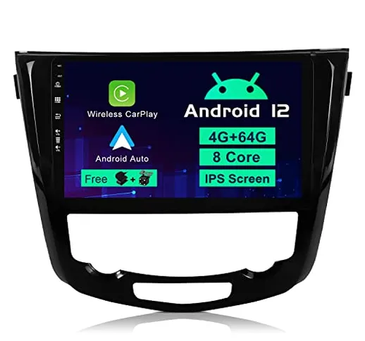SXAUTO Android 10 Autoradio Per Nissan X-Trail Qashqai J11 Rouge (2014-2018) - 4G+64G - Se...