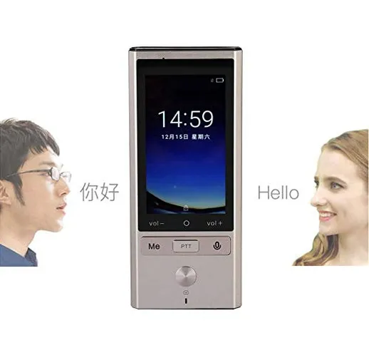 Kafuty T9 Portable Smart Multilingual Real Time Translator, con Schermo 3.0 Bluetooth Reti...