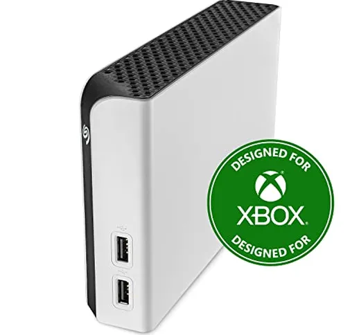 Seagate Game Drive Hub for Xbox, 8TB, Desktop External Hard Drive, with 2 USB ports, White...