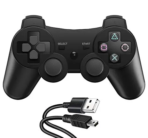 Zexrow Joystick PS3,senza fili Controller di gioco per PS3, PS3 Controller, Bluetooth Cont...