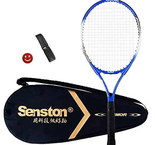 Senston 25'' Racchetta da Tennis in Alluminio Racchetta da Tennis per con Borsa + 1 Grip +...