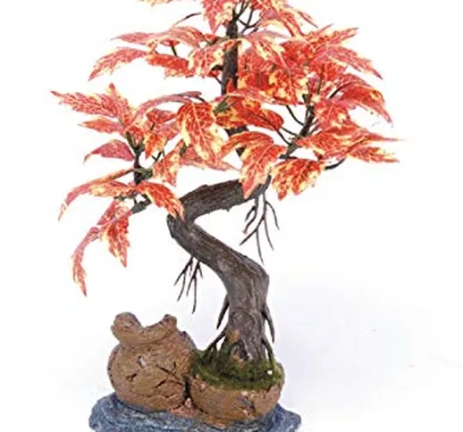 Pennplax Red Bonsai Albero per Acquario, 20,3 cm