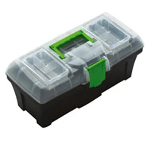 Prosper PLAST Cassetta degli attrezzi fai da te, 1 pezzi, 390 X 200 X 180 mm, Green Box n1...