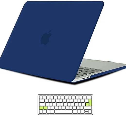 iNeseon Custodia MacBook Pro 15 2019/2018/2017/2016,Rigida Case Cover e EU Versione Traspa...