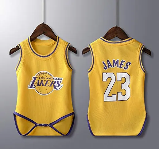 Rehot Body Bimbo Bimba - NBA Jordan 23/Curry 30/James 23/Irving 11 Maglia Unisex da Basket...