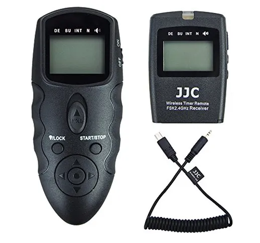 JJC Timer Telecomando per Scatto Remoto per Fotocamere Digitali Sony Alpha A7RIII A7III A7...