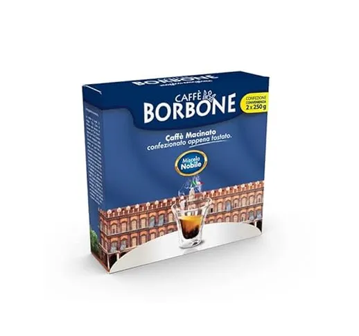 Caffè Borbone macinato confezione convenienza bipack 2x250g Miscela Blu Nobile