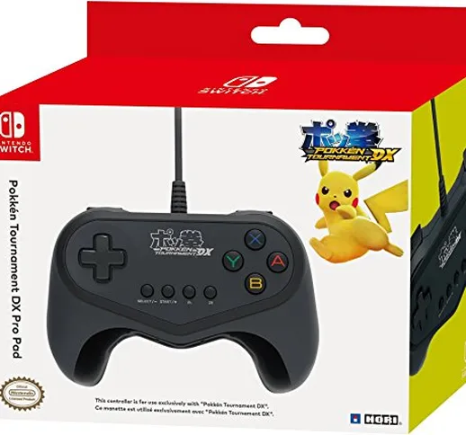 Hori Controller Pokkén Tournament Dx Pro - Ufficiale Nintendo e Pokémon - Nintendo Switch