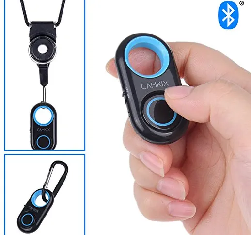 CamKix Telecomando Otturatore Fotocamera con Tecnologia Wireless Bluetooth® - Cordino con...