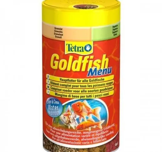 Tetra Goldfish Menu 250 ml, mangime principale
