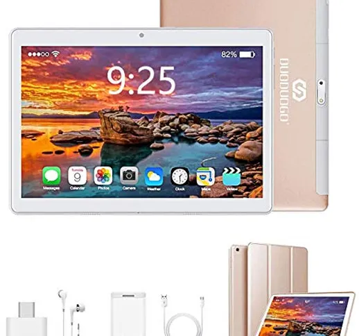 Tablet 10 Pollici con Wifi Offerte, 4G Tablet PC Offerte Android 9.0 RAM da 3GB 32GB ROM/1...