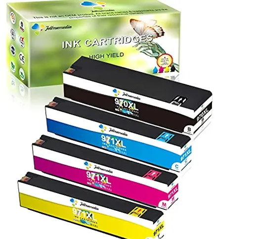 970XL / 971XL Cartuccia per stampante Compatibile con cartucce per stampante HP 970XL 971X...