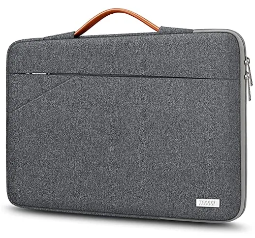 TECOOL 14 Pollici Sleeve per Laptop, Custodia morbide Borsa con Tasca Accessoria e Manigli...