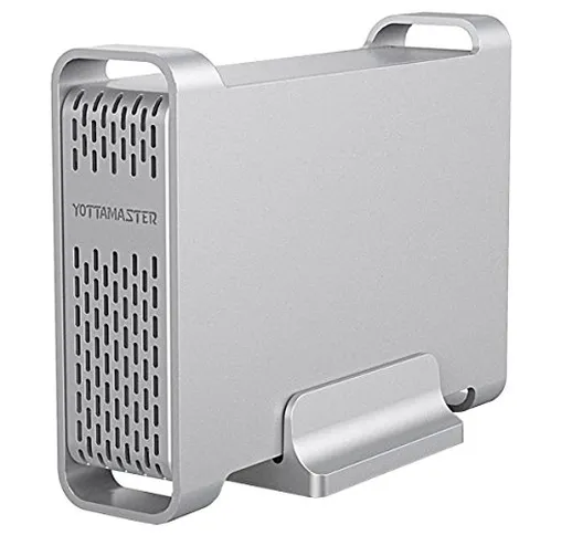 Yottamaster [ UASP e 4TB Alluminio USB 3.0 Case Esterno Disco Rigido for 2.5" SATA HDD e S...