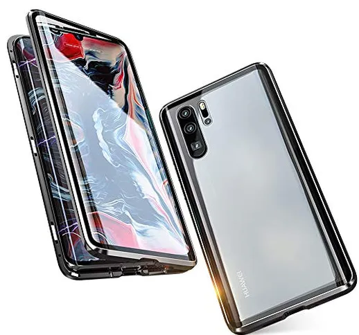 Jonwelsy Cover per Huawei P30 PRO (6,47 Pollice), 360 Gradi Anteriore e Posteriore Vetro T...