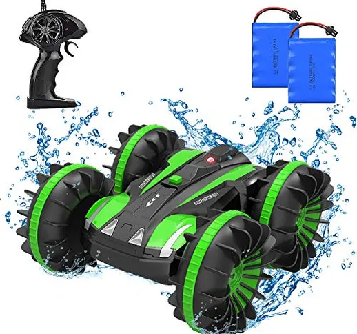 4WD Auto telecomandata per Bambini, auto acrobatica RC impermeabile 2.4Ghz 1/18 con teleco...