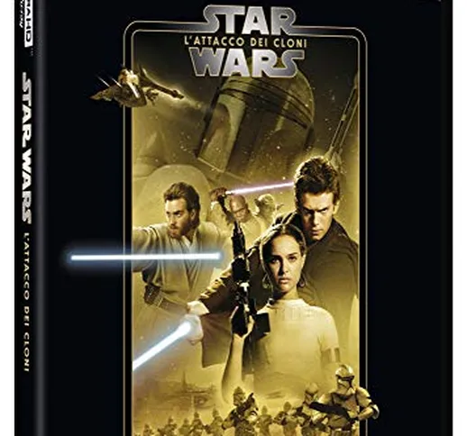 Star Wars 2 L'Attacco Dei Cloni Uhd 4K  (3 Blu Ray)