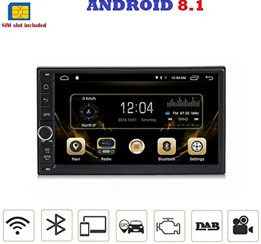 iuspirit ANDROID 8.1 4G LTE GPS DVD autoradio 2 DIN navigatore Nissan Qashqai Nissan Juke...